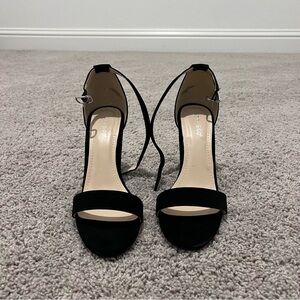 Black Strappy Heels